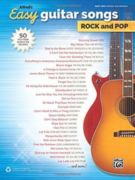 portada Alfred's Easy Guitar Songs -- Rock & Pop: 50 Hits from Across the Decades (en Inglés)