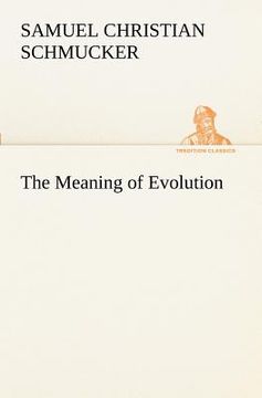 portada the meaning of evolution (en Inglés)
