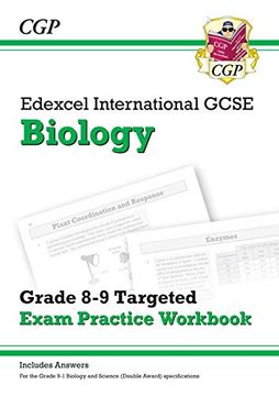 portada New Edexcel International Gcse Biology: Grade 8-9 Targeted Exam Practice Workbook (With Answers) (Cgp Igcse 9-1 Revision) (en Inglés)