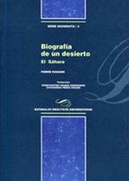 portada Biografia de un Desierto (in Spanish)