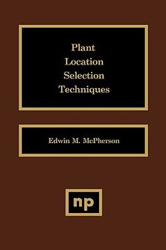 portada plant location selection techniques (en Inglés)