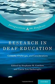 portada Research in Deaf Education: Contexts, Challenges, and Considerations (Perspectives on Deafness)