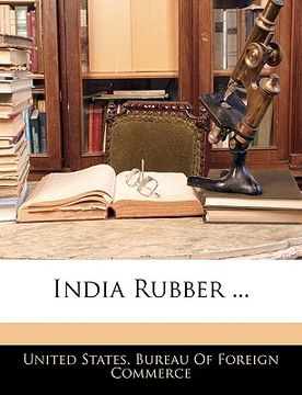 portada india rubber ... (en Inglés)