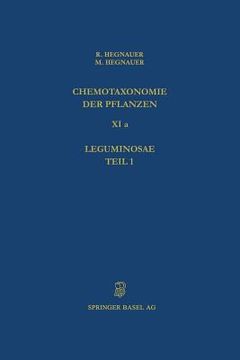 portada Chemotaxonomie Der Pflanzen (in German)