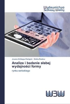 portada Analiza i badanie slabej wydajności formy (en Polaco)