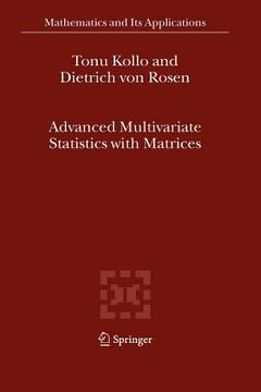 portada advanced multivariate statistics with matrices (en Inglés)