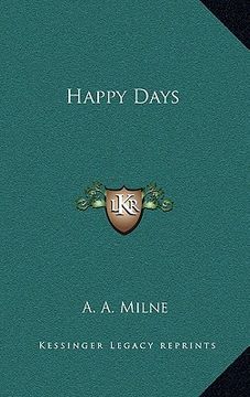 portada happy days (in English)