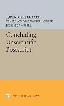 portada Concluding Unscientific Postscript (Princeton Legacy Library) (en Inglés)