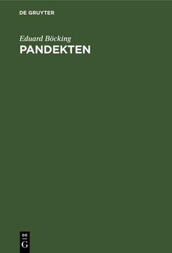 portada Pandekten (in German)