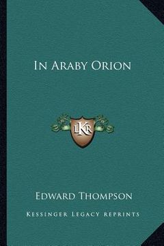 portada in araby orion (in English)