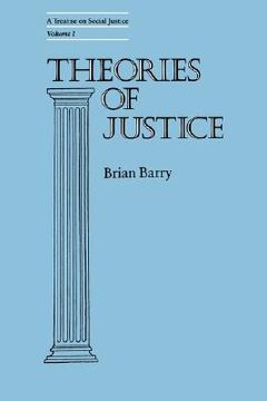 portada theories of justice: a treatise on social justice, vol. 1 (in English)