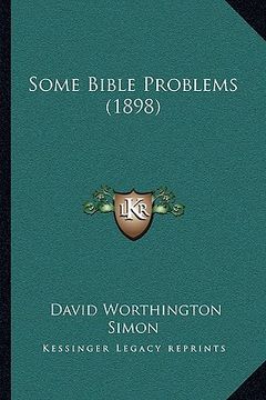 portada some bible problems (1898) (en Inglés)
