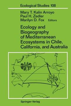 portada ecology and biogeography of mediterranean ecosystems in chile, california, and australia