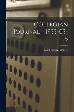 portada Collegian Journal - 1933-03-15