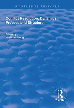 portada Conflict Resolution: Dynamics, Process and Structure (en Inglés)