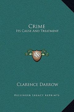portada crime: its cause and treatment (in English)