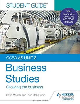 portada Ccea as Unit 2 Business Studies Student Guide 2: Growing the Business (Ccea Student Guide) (en Inglés)