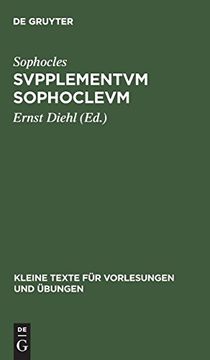 portada Svpplementvm Sophoclevm (Kleine Texte f r Vorlesungen und Bungen) (en Latin)