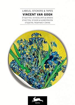 portada Vincent van Gogh Label & Sticker Book (en Inglés)