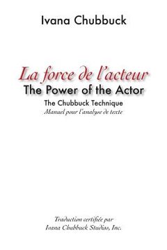portada La Force de l'acteur: manuel pour l'analyse de texte (en Francés)