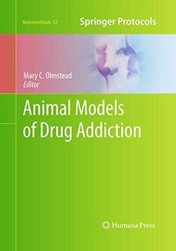 portada Animal Models of Drug Addiction (Neuromethods, 53) (en Inglés)