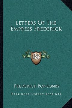 portada letters of the empress frederick (en Inglés)