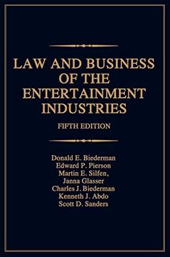 portada Law and Business of the Entertainment Industries (Law & Business of the Entertainment Industries) (in English)