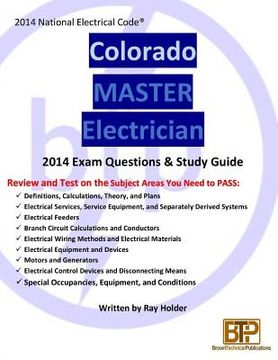 portada Colorado 2014 Master Electrician Study Guide (en Inglés)