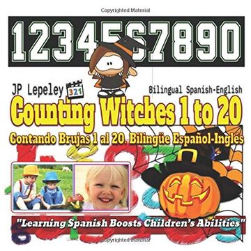 portada Counting Witches 1 to 20. Bilingual Spanish-English: Contando Brujas 1 al 20. Bilingüe Español-Inglés (en Inglés)