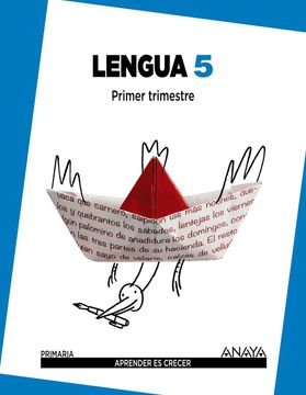 portada Aprender es Crecer, Lengua, 5 Educación Primaria (in Spanish)
