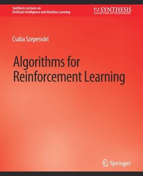 portada Algorithms for Reinforcement Learning (en Inglés)