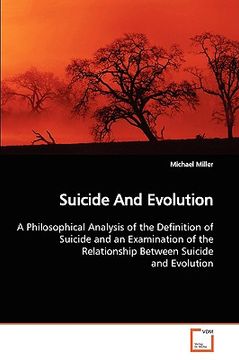portada suicide and evolution (en Inglés)