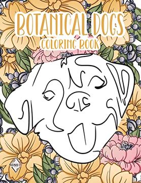 portada Botanical Dogs Coloring Book (en Inglés)