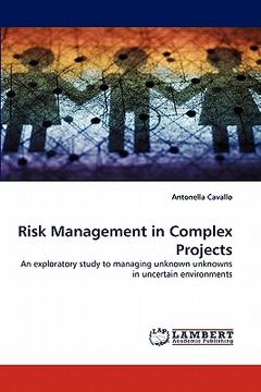 portada risk management in complex projects (en Inglés)