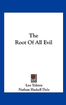 portada the root of all evil (in English)