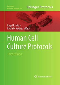 portada Human Cell Culture Protocols (Methods in Molecular Biology, 806) (en Inglés)