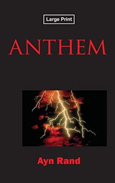 portada Anthem, Large-Print Edition (en Inglés)