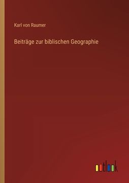portada Beiträge zur biblischen Geographie (en Alemán)