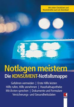 portada Notlagen Meistern. Die Konsument-Notfallsmappe (en Alemán)