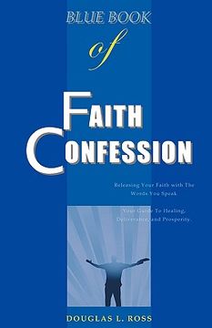 portada blue book of faith confession (en Inglés)