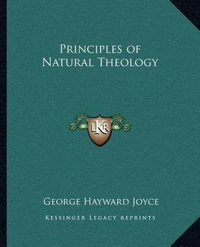 portada principles of natural theology (in English)