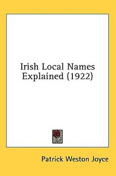 portada irish local names explained (1922) (in English)