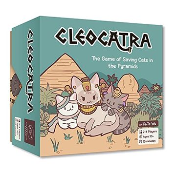 portada Chronicle Books Cleocatra: The Game of Saving Cats in the Pyramids (en Inglés)