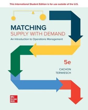 portada Ise Matching Supply With Demand: An Introduction to Operations Management (Paperback)