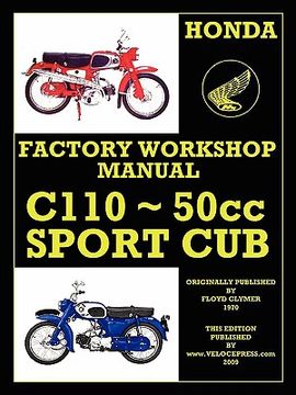 portada honda motorcycles workshop manual n10 1962-1969