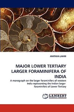 portada major lower tertiary larger foraminifera of india (in English)