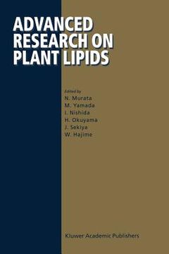 portada advanced research on plant lipids