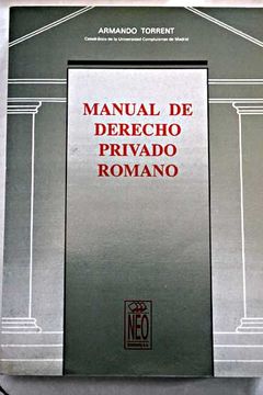 portada Manual de derecho privado romano