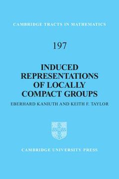 portada induced representations of locally compact groups (en Inglés)