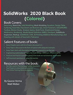 portada Solidworks 2020 Black Book (Colored) (en Inglés)